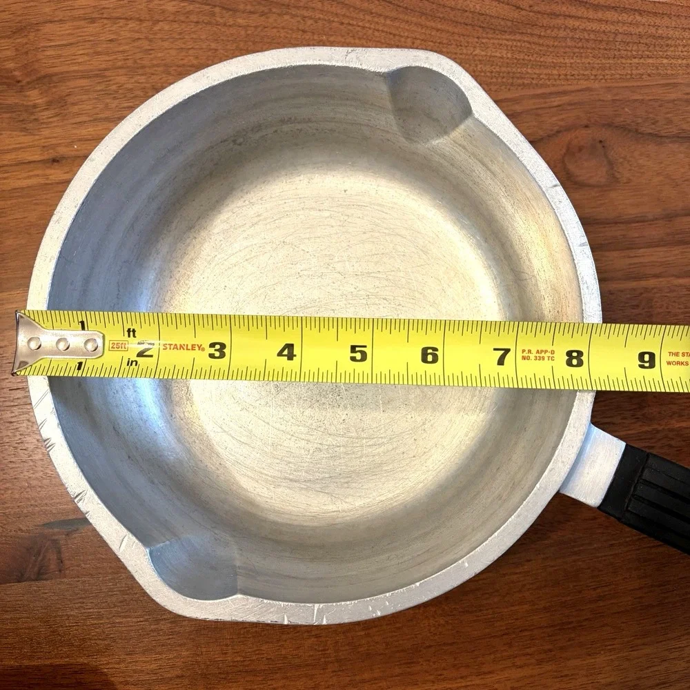 Vintage Queensware Hammered Cast Aluminum  Pot Pan with Cover